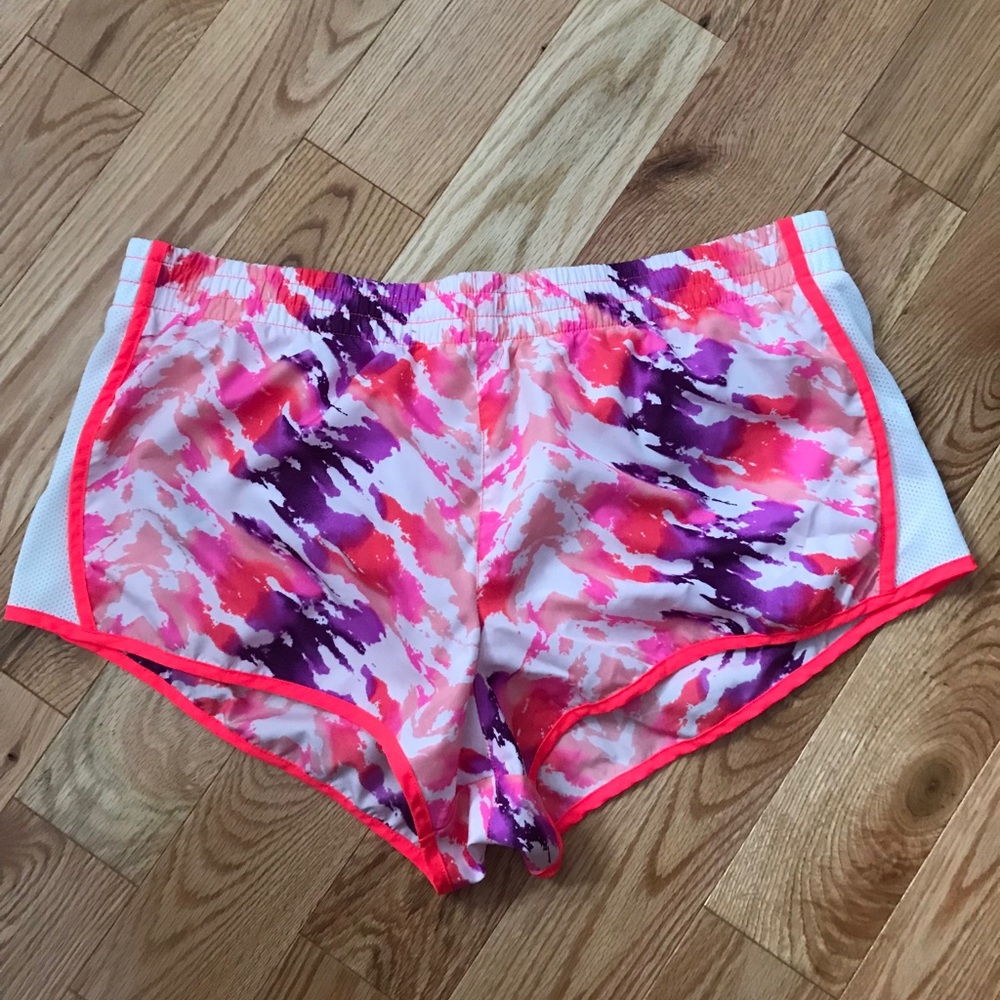 Zebra print athletic shorts